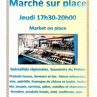 MARCHE LOCAL DANS LE CAMPING